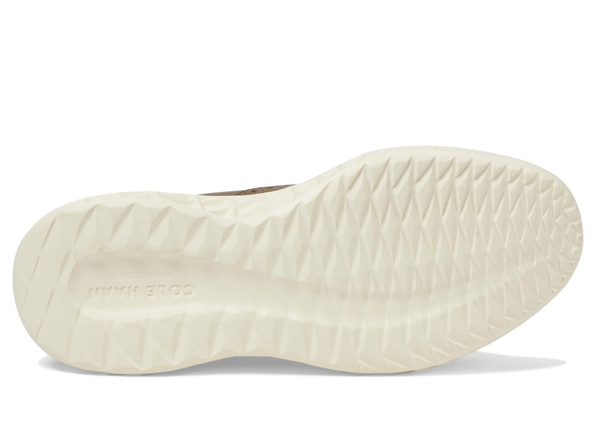 Cole Haan Men's Zerogrand WFA Oxford, Morel Pebble Grain/Ivory, 11.5 Wide