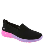Skechers Women's Go Walk Joy Nalini Sneaker, Black/Multi, 10.5