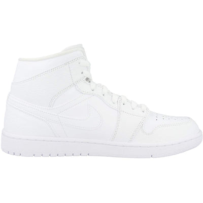 Nike Men's High-Top Sneakers Basketball Shoe, White White White, 7.5