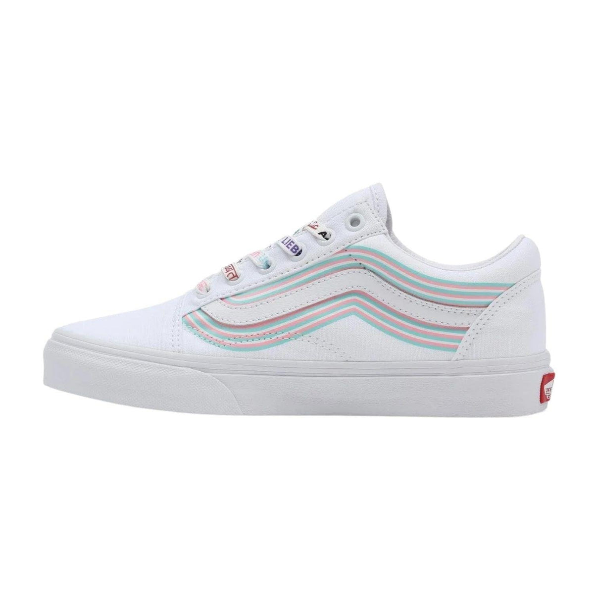 Unisex Old Skool Pride Classic Skate Shoe Sneakers White Rainbow 7847 (White Rainbow, us_Footwear_Size_System, Adult, Men, Numeric, Medium, Numeric_11)