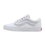 Unisex Old Skool Pride Classic Skate Shoe Sneakers White Rainbow 7847 (White Rainbow, us_Footwear_Size_System, Adult, Men, Numeric, Medium, Numeric_11)