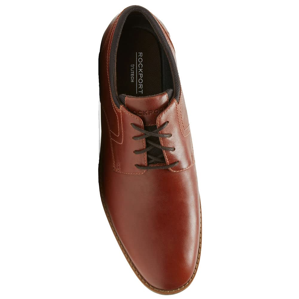 Rockport Men's Bryant Plain Toe Oxford, Tan, 7