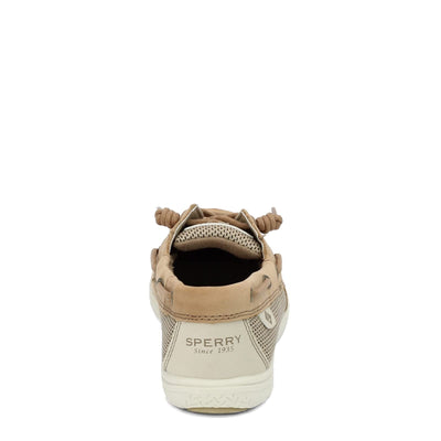 Sperry girls Shoresider 3 Eye Boat Shoe, Linen/Oat, 5.5 Big Kid US