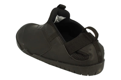 Nike Womens Zoom Pulse Leather Slip On Running Shoes Black 10.5 Medium (B,M)