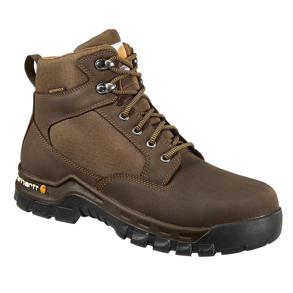 Carhartt Rugged Flex 6" Waterproof Steel Toe Chocolate Brown Oil Tanned 14 D (M)