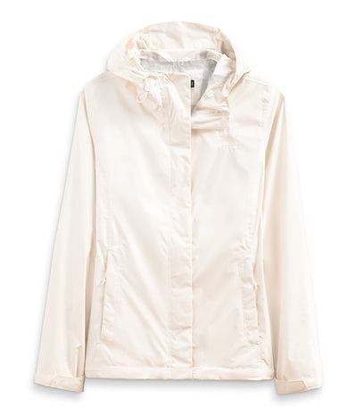 THE NORTH FACE Women’s Venture 2 Waterproof Hooded Rain Jacket (Standard and Plus Size), Gardenia White 1, 3X-Large