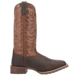Laredo Men's Odie Western Boot, Dark Brown/Tan, 7.5