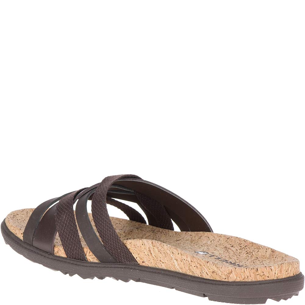 Merrell Women's Around Town Arin Slide Sandal 8 Espresso