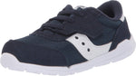 Saucony Boys' Jazz Riff Sneaker, Navy/White, 6 M US Little Kid
