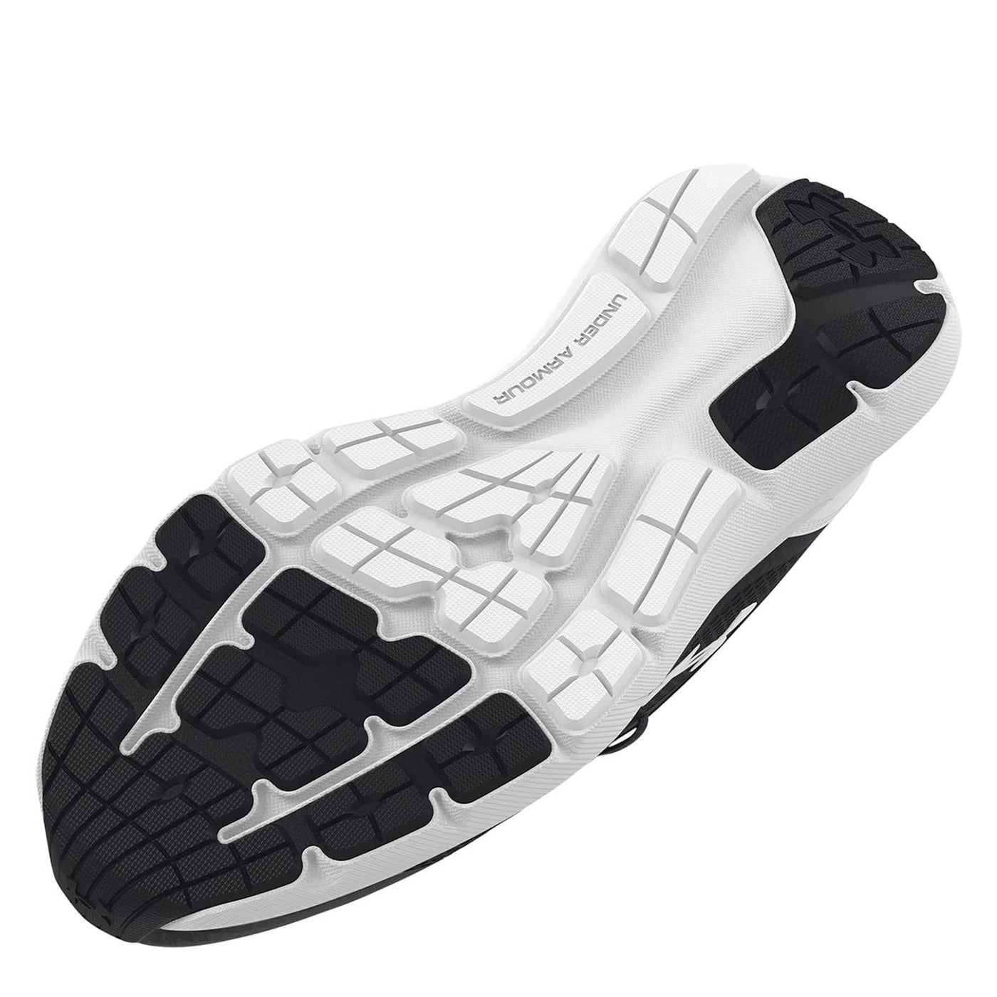 Under Armour Boys' Surge 3, Black/White, 3.5 Medium US