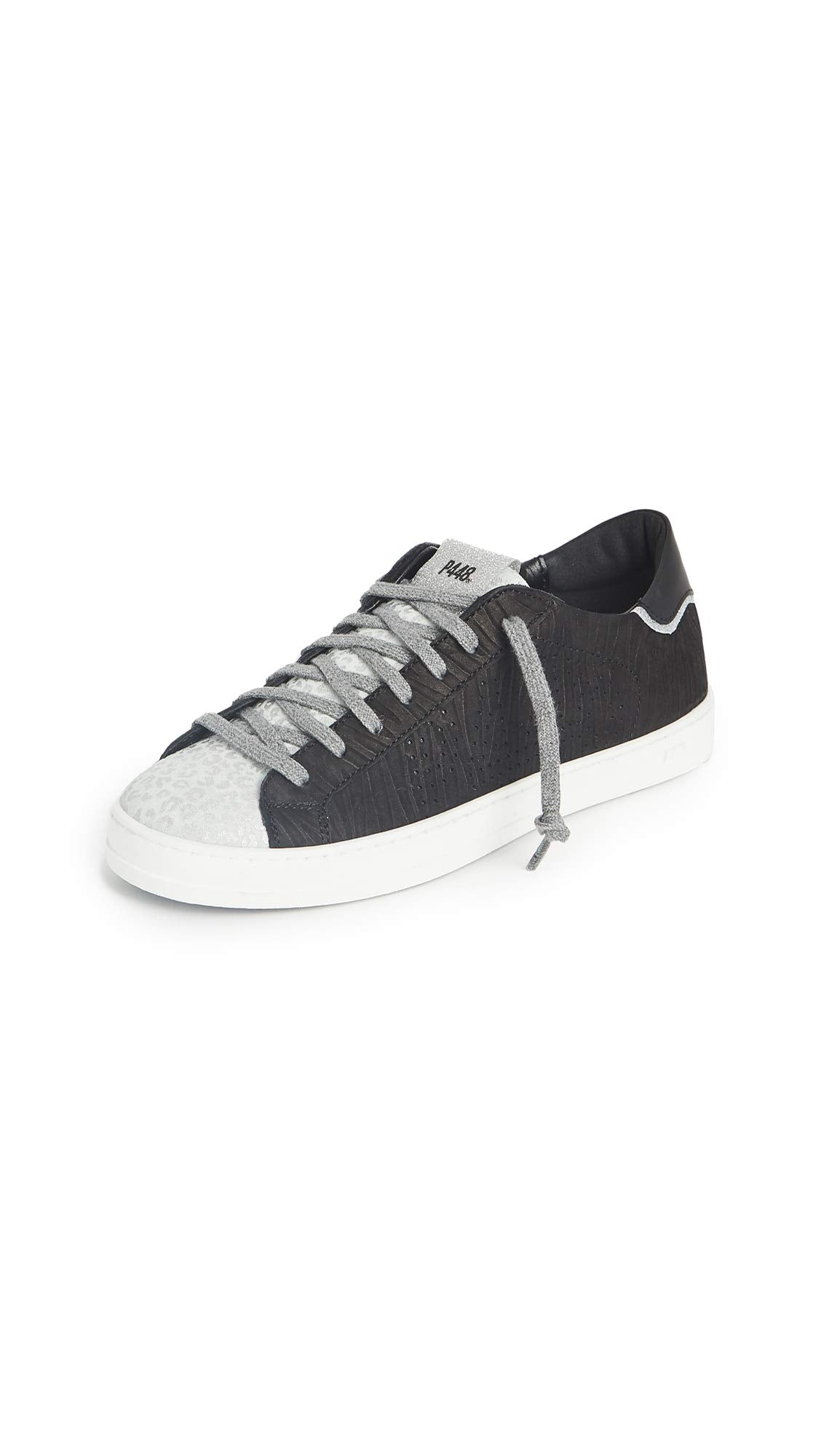 P448 Women's John W Sneakers, Bzeb/Leo, Black, 9 Medium US