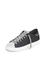 P448 Women's John W Sneakers, Bzeb/Leo, Black, 9 Medium US