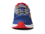 Saucony Cohesion 14 Lace to Toe Running Shoe, Navy/RED, 2.5 Wide US Unisex Big_Kid