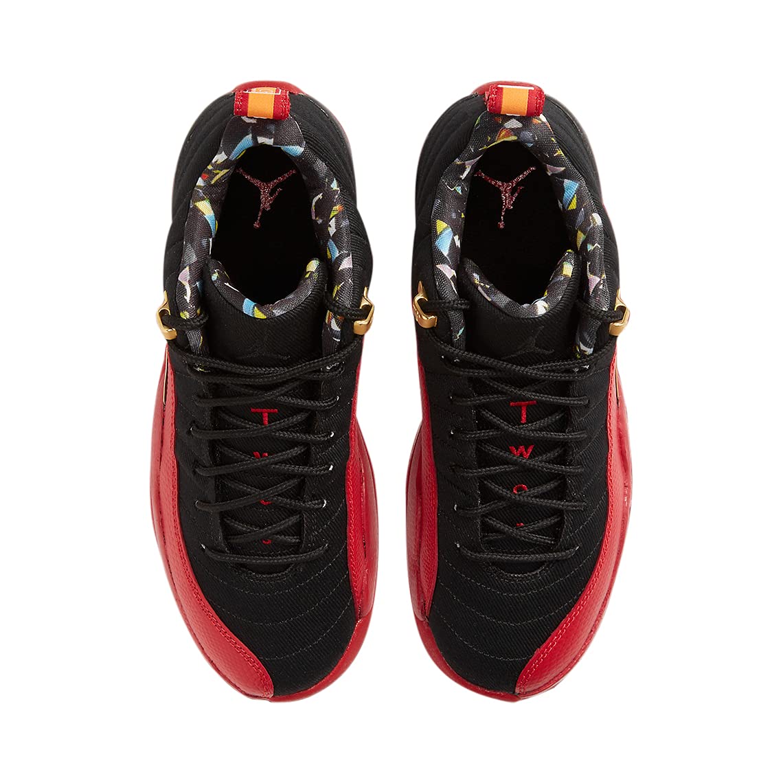 Jordan Air 12 Retro Low SE (Big Kid) Black/Varsity Red/Metallic Gold 5.5 Big Kid M