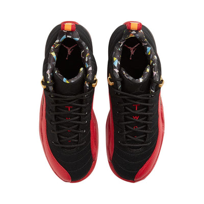 Jordan Air 12 Retro Low SE (Big Kid) Black/Varsity Red/Metallic Gold 5.5 Big Kid M
