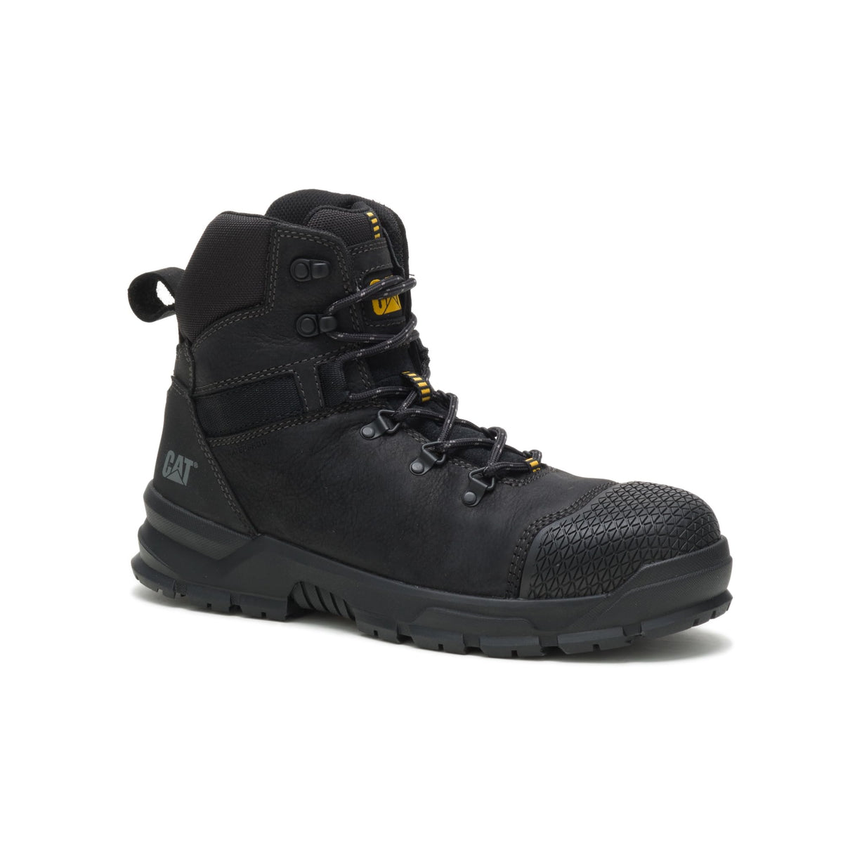 Caterpillar Men's Accomplice Steel Toe Waterproof Construction Boot, Black, 12