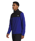 THE NORTH FACE Men's TKA Glacier ¼ Zip Fleece Pullover, Lapis Blue/TNF Black, Small