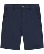 Nautica Boys' School Uniform Flat Front Twill Short, Navy Knit, 18