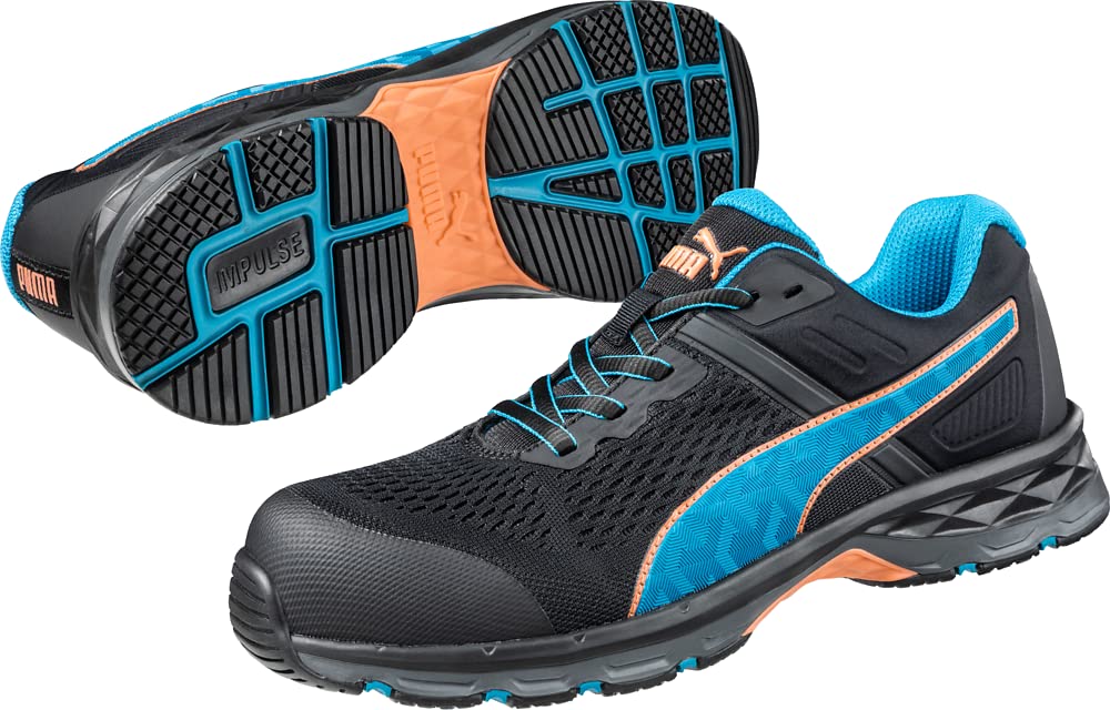 PUMA Women's Define Black Low Industrial Shoe, 8.5