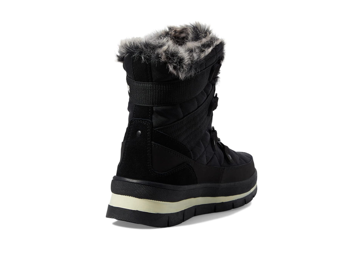 ZeroXposur Women's Montana Short Waterproof Snow Boots - Warm Winter Boots for Women (Black, 8)