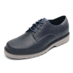 Rockport Men's Northfield Waterproof Oxford, New Dress Blues Leather, 8.5 Medium