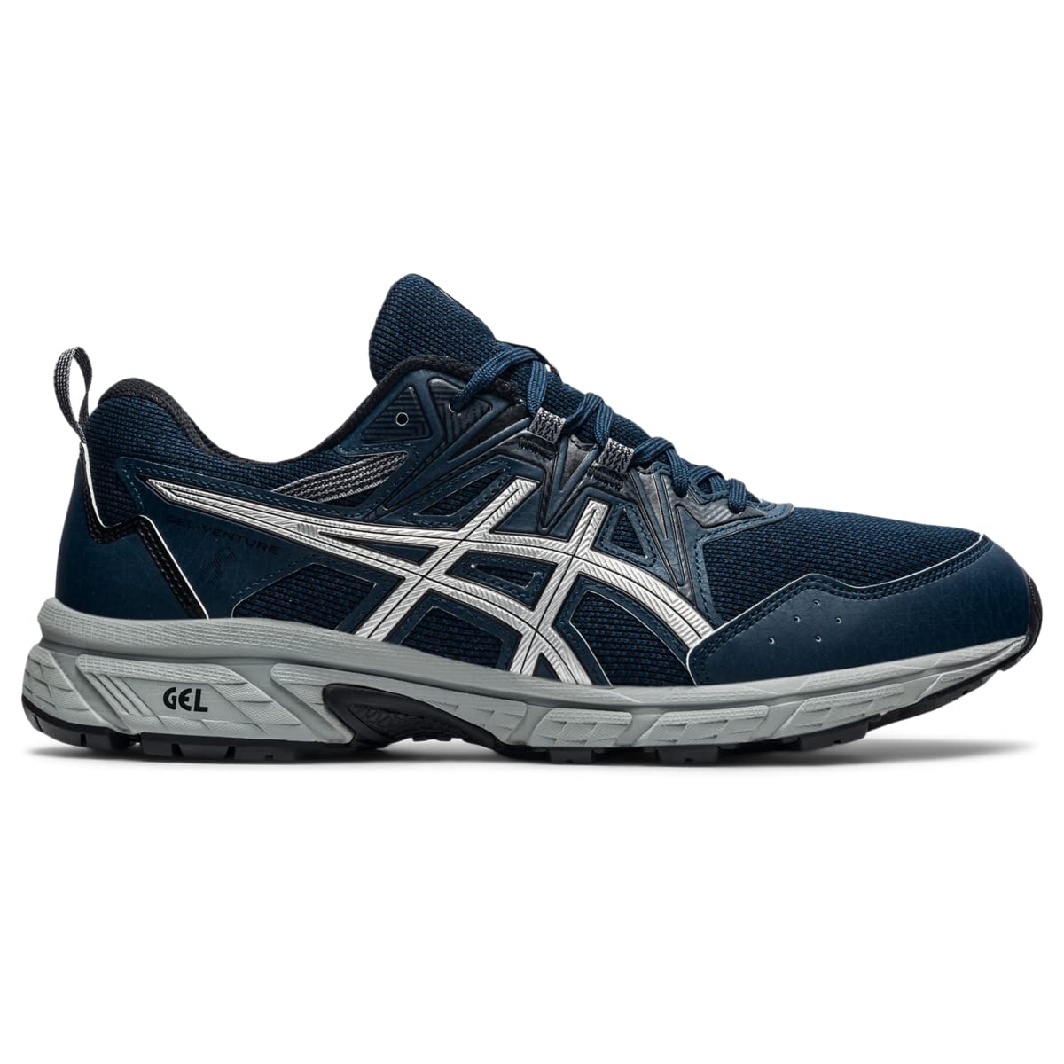 ASICS Men's Gel-Venture 8 Running Shoes, 7, French Blue/Pure Silver