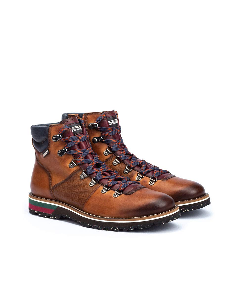 PIKOLINOS Ankle Boots Leather Pirineos for Man 7.5-8 Brandy