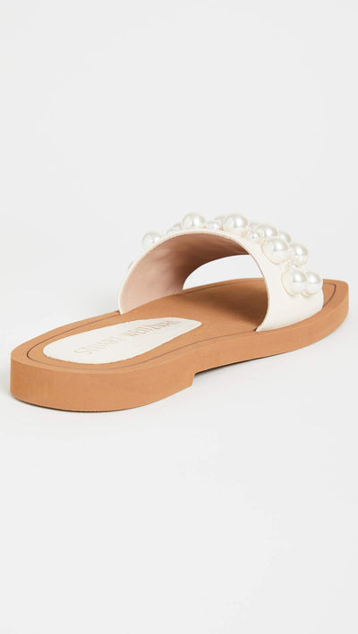 Stuart Weitzman Goldie Slide Seashell 11 M