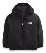 THE NORTH FACE Kids' Reversible Perrito Hooded Jacket, TNF Black/Asphalt Grey, 3T
