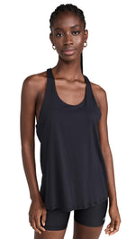 Alo Yoga Women's Don't Get It Twisted Tank, Black, L