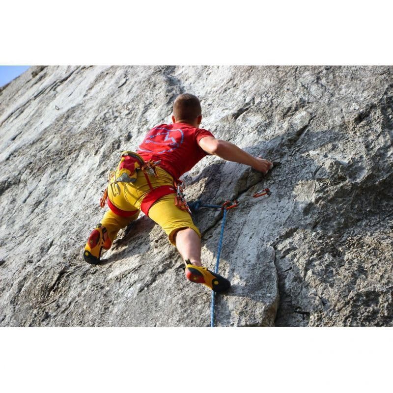 LA SPORTIVA Men's Climbing Shoe, Red Yellow, 9.5