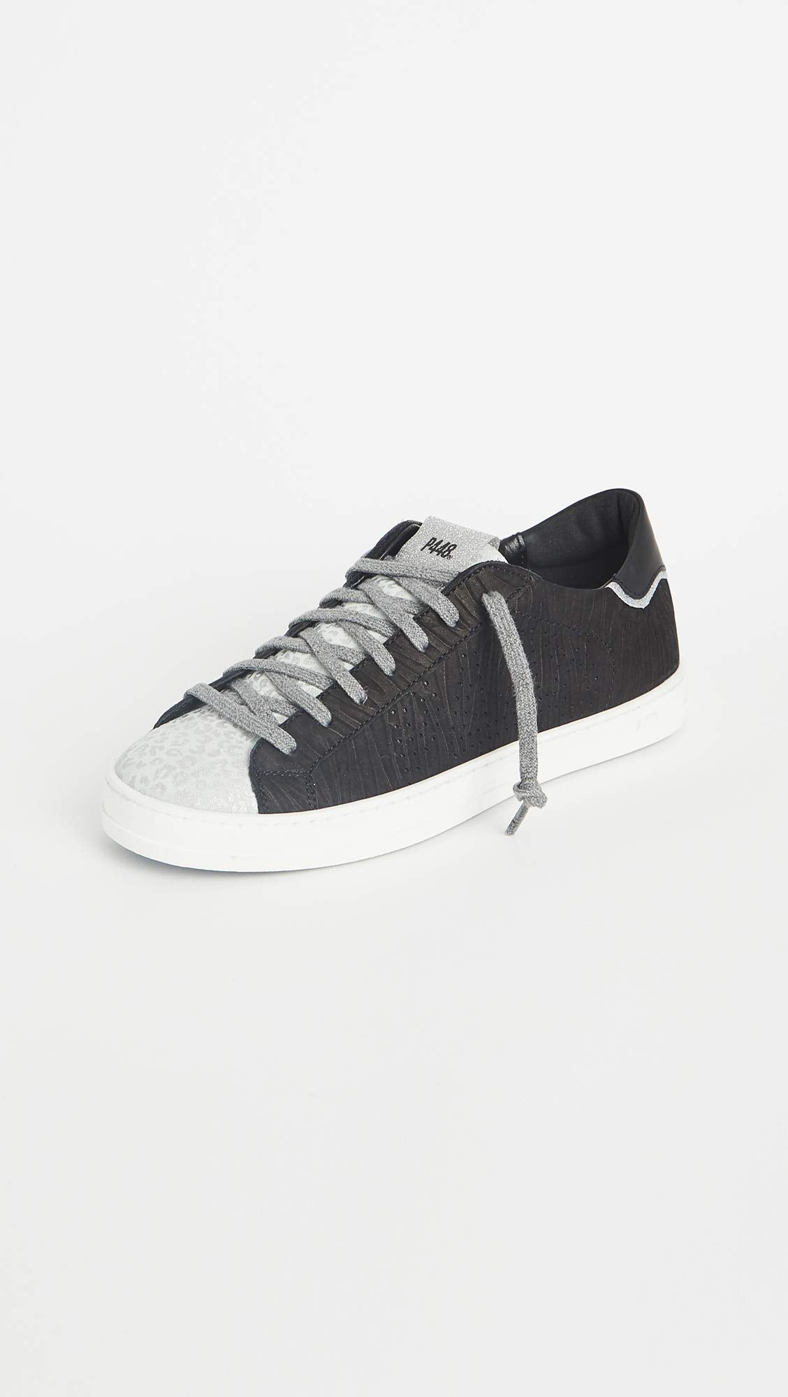 P448 Women's John W Sneakers, Bzeb/Leo, Black, 9 Medium US