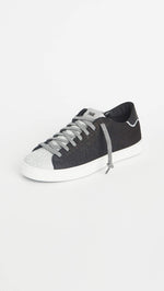 P448 Women's John W Sneakers, Bzeb/Leo, Black, 9 Medium US