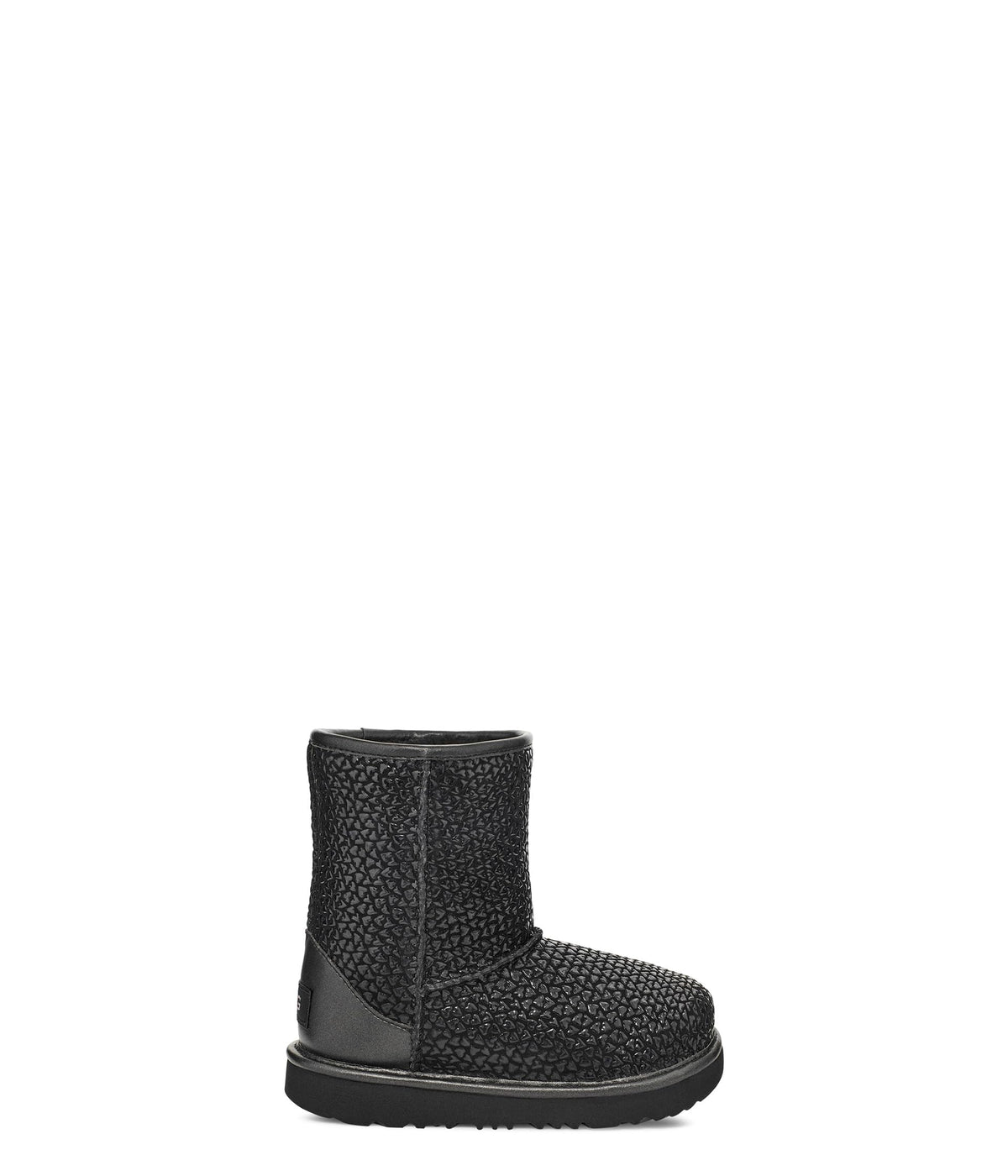 UGG Unisex-Child Classic Ii Gel Hearts Boot, Black, 10 Toddler