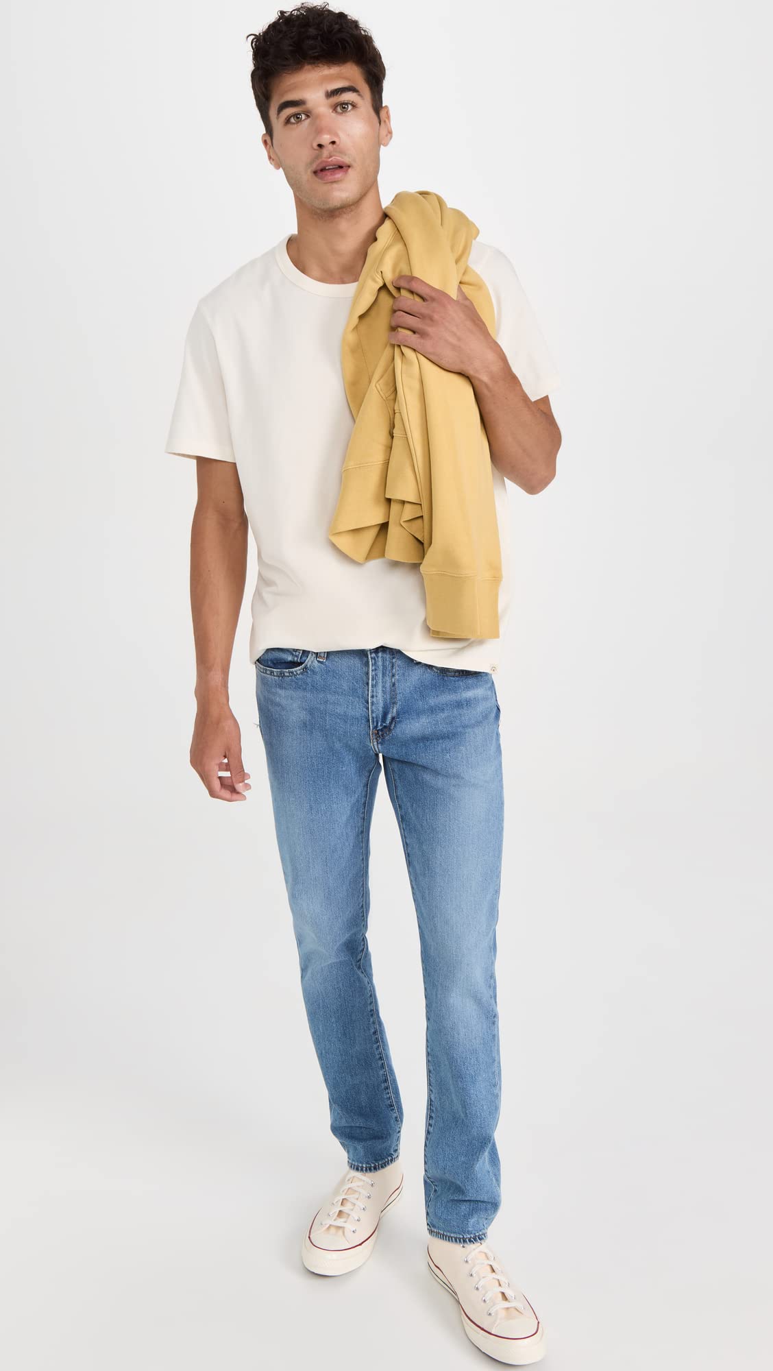 Madewell Men's Allday Tee, Lighthouse, White, Off White, XL