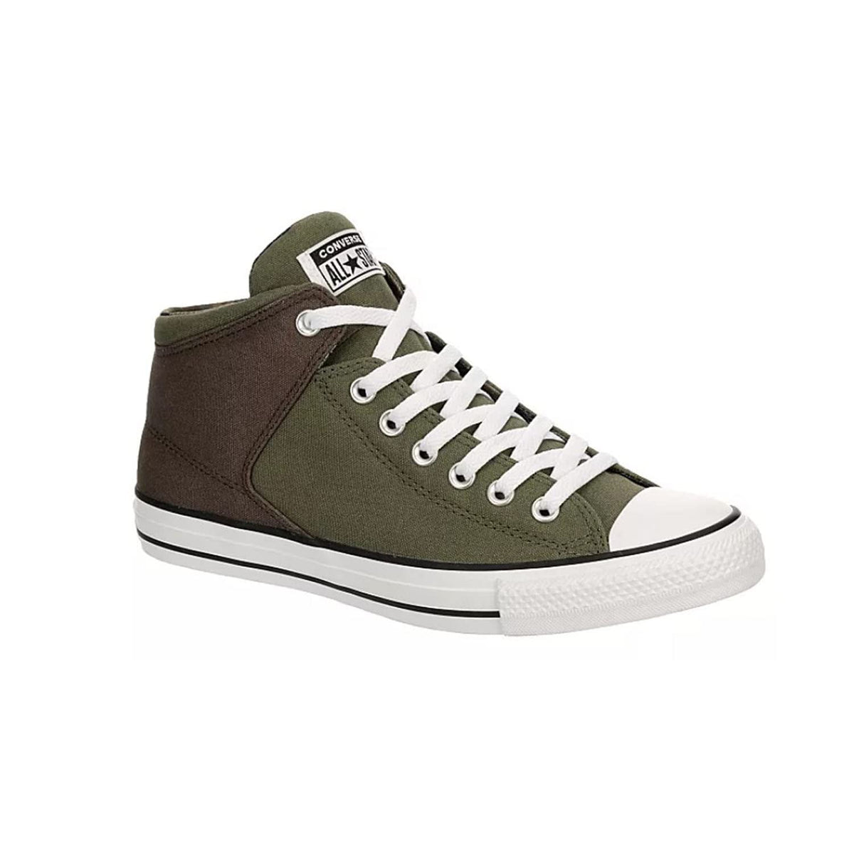 Converse Unisex Chuck Taylor All Star Mid High Street Sneaker - Utility/Engine Smoke/White 10