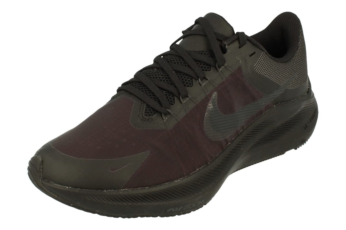 Nike Zoom Winflo 8 Mens Running Trainers CW3419 Sneakers Shoes (UK 7 US 8 EU 41, Black Dark Smoke Grey 002)