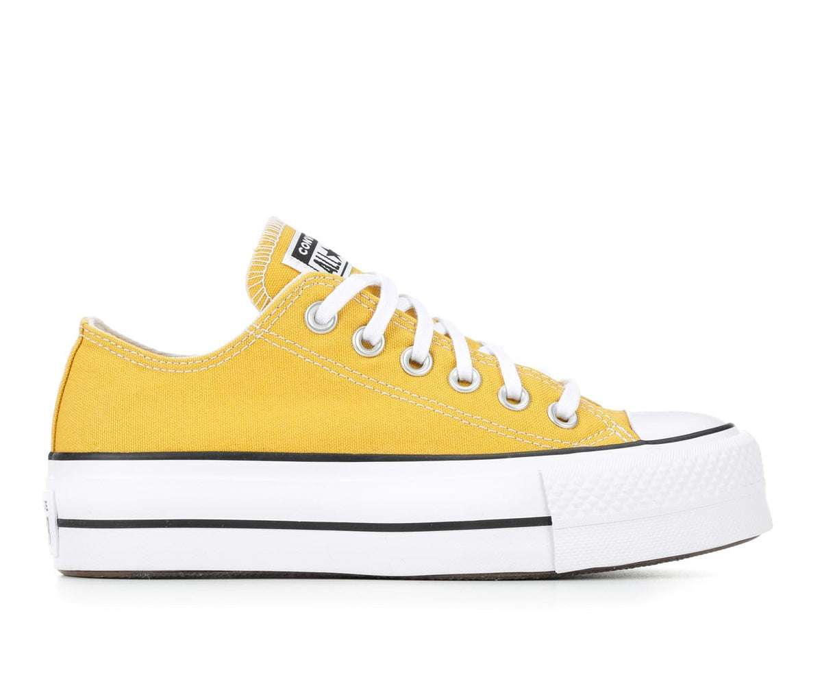 Converse Women's Retro Style, Thriftshop Yellow Black White, 8.5 AU