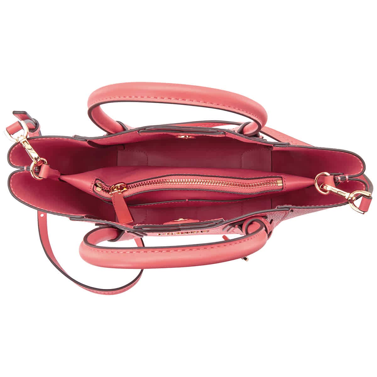 MICHAEL Michael Kors Mae Leather Small Messenger Crossbody Bag