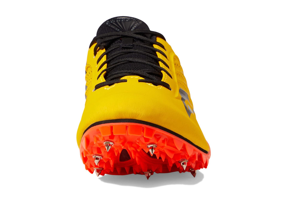 Saucony Women's Spitfire 5 Running Shoe, VIZIGOLD/VIZIRED, 9