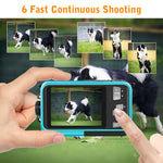 Yifecial Waterproof Camera 10FT Underwater Camera 30MP 1080P FHD Video Resolution 16X Zoom Waterproof Digital Camera for Snorkeling,Vacation(Green)