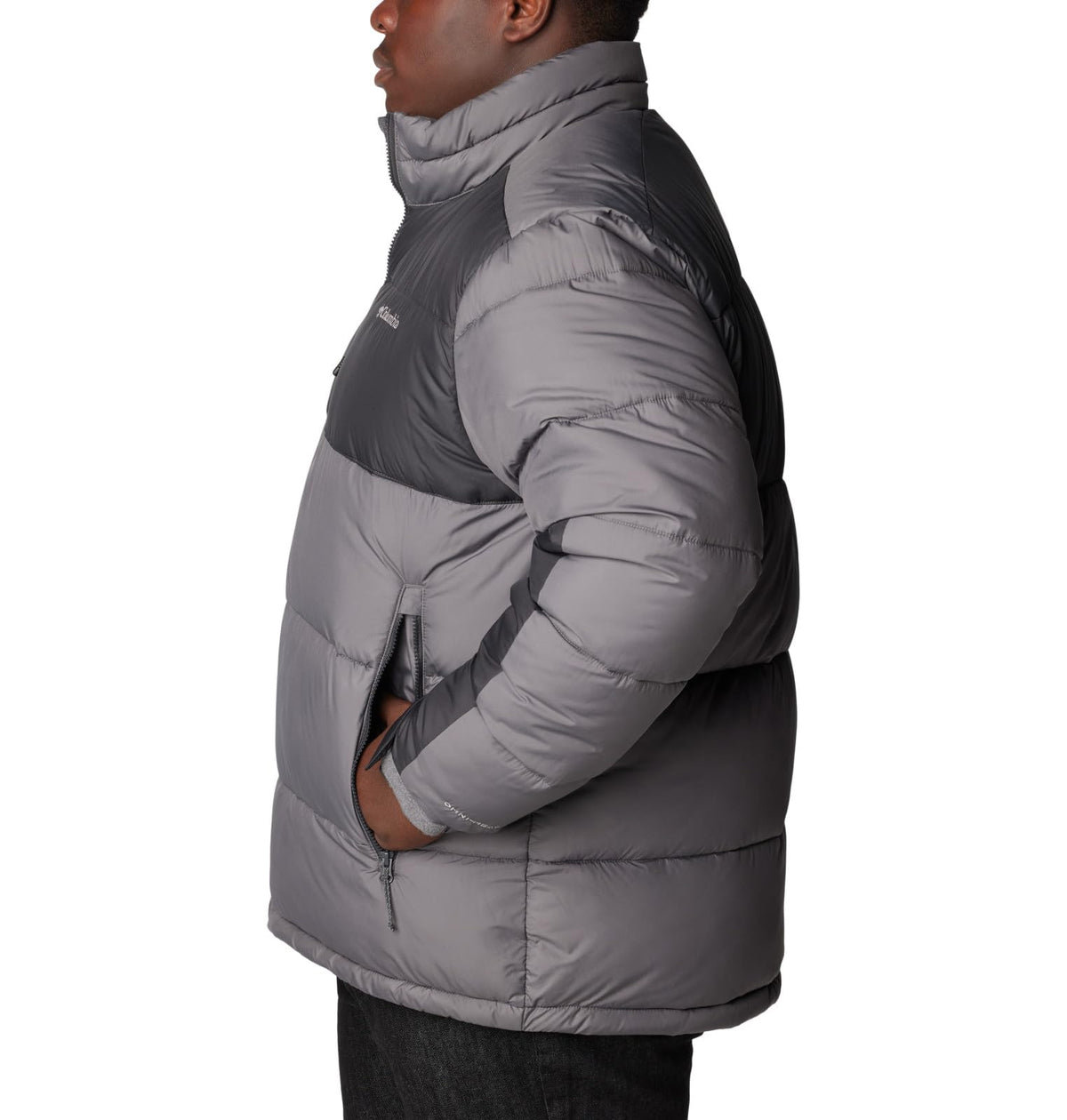 Columbia Men's Pike Lake II Jacket, 2024 City Grey/Shark, Small