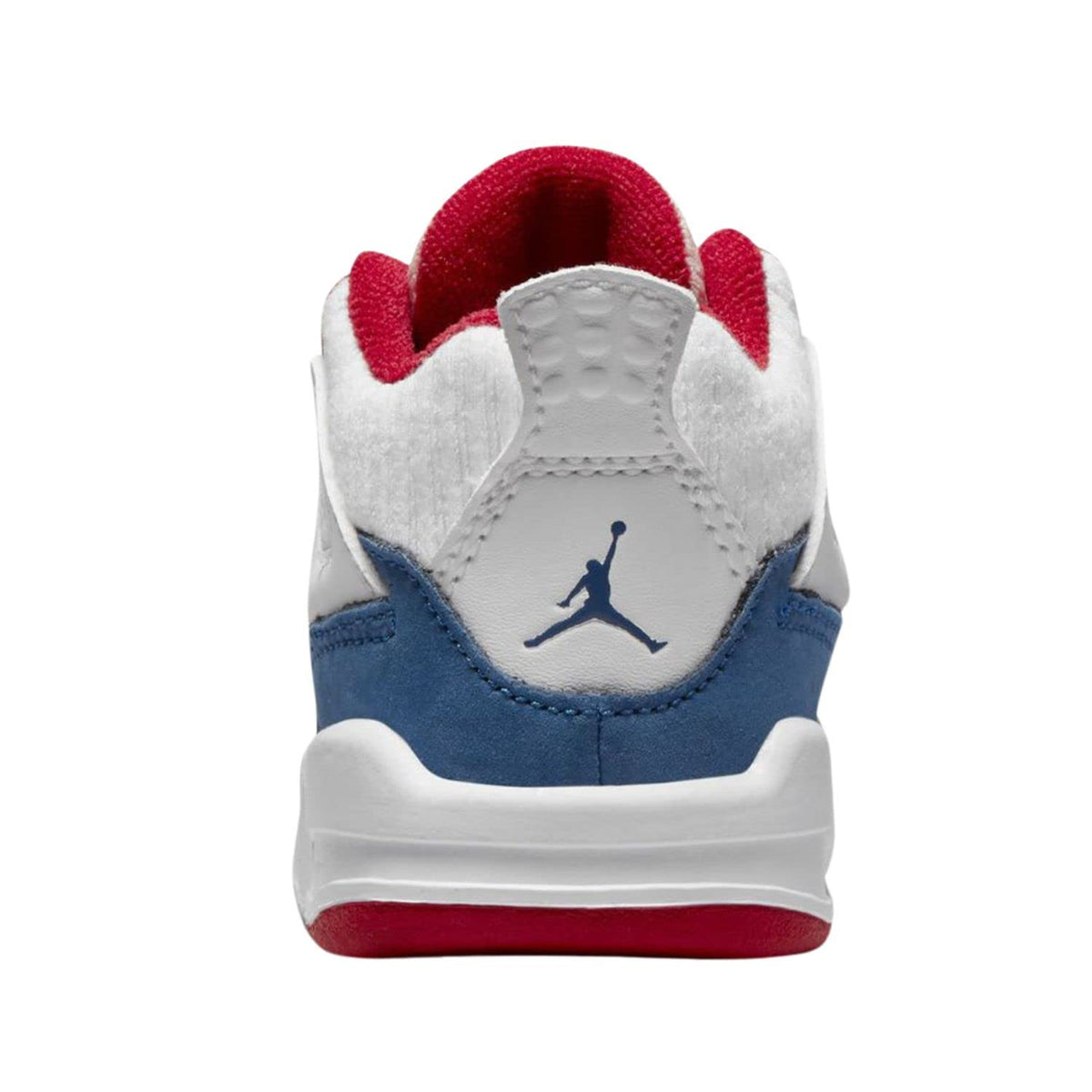 Jordan 4 Retro (Infant/Toddler) French Blue/White/Gym Red/Pearl White 10 Toddler M