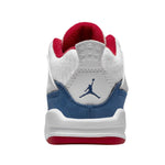 Jordan 4 Retro (Infant/Toddler) French Blue/White/Gym Red/Pearl White 10 Toddler M