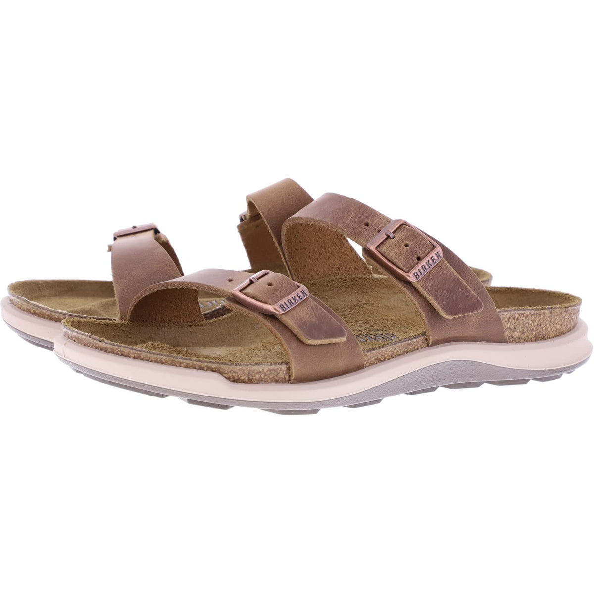 Birkenstock Unisex Sierra CT Waxy Leather Ginger Brown Sandals 7 W / 5 M US