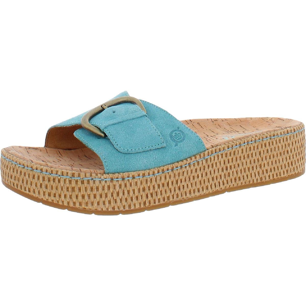 BORN Sloane Turquoise Distressed 7 M (B)