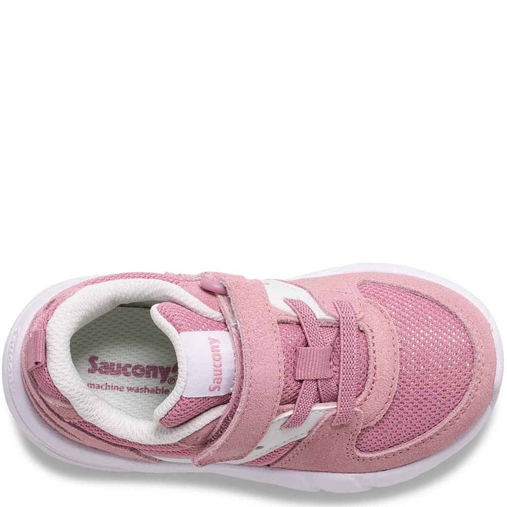 Saucony Jazz Lite 2.0 Sneaker, Blush, 10.5 US Unisex Little Kid