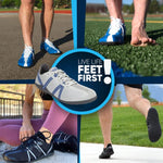 Xero Shoes Men's Speed Force Barefoot Running Shoes, Dawn Gray/Classic Blue, 13