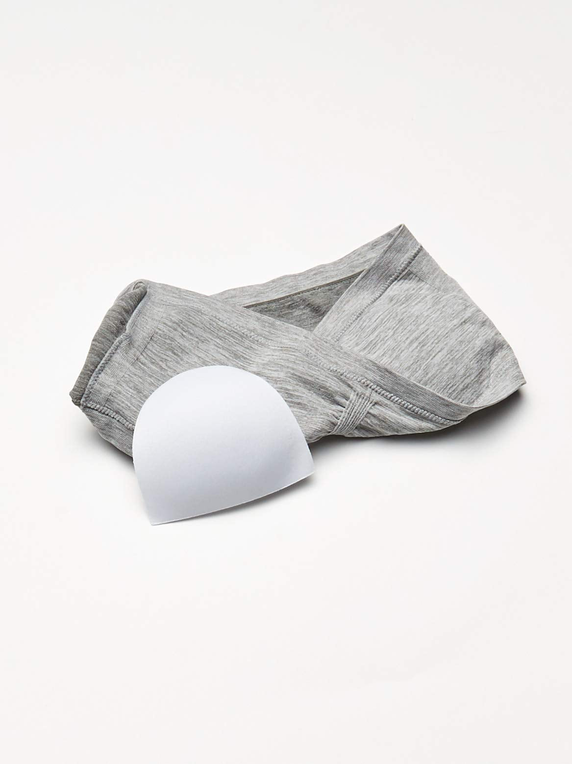 Calvin Klein Girls' Bandeau Bra, White/Heather Grey-2 Pack, Medium