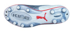 PUMA King XL i FG Women's Leather Soccer Cleats-Silver-6.5